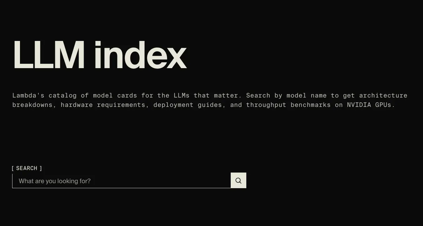 📊 开放权重到达：Lambda的基准测试结果