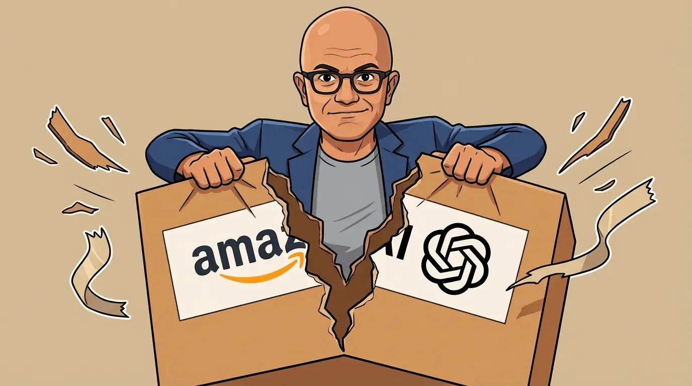 ⚖️ 微软正“考虑”就亚马逊与OAI的交易采取法律行动