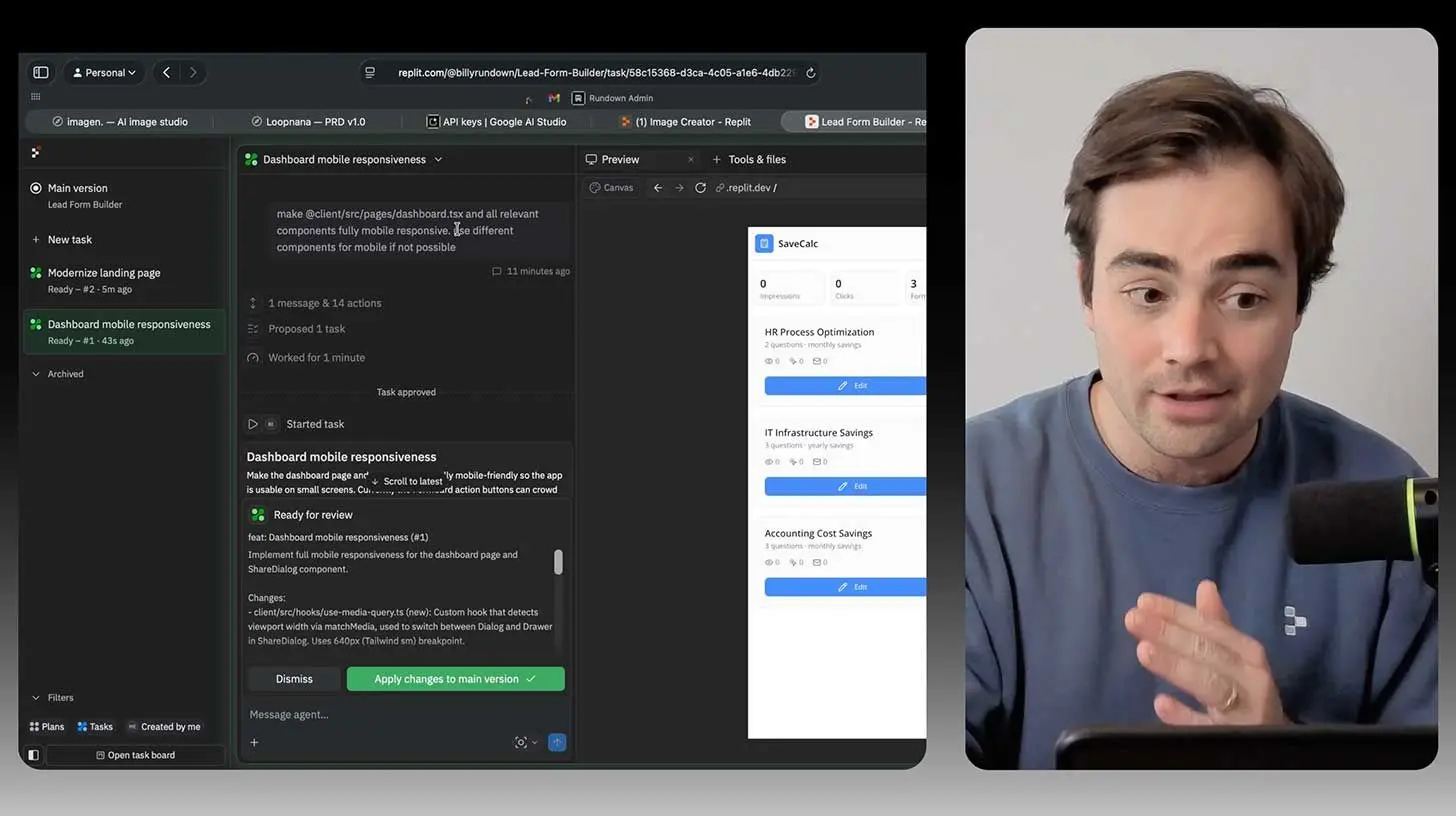 ⚙️ 使用Replit的任务功能来优化您的网站