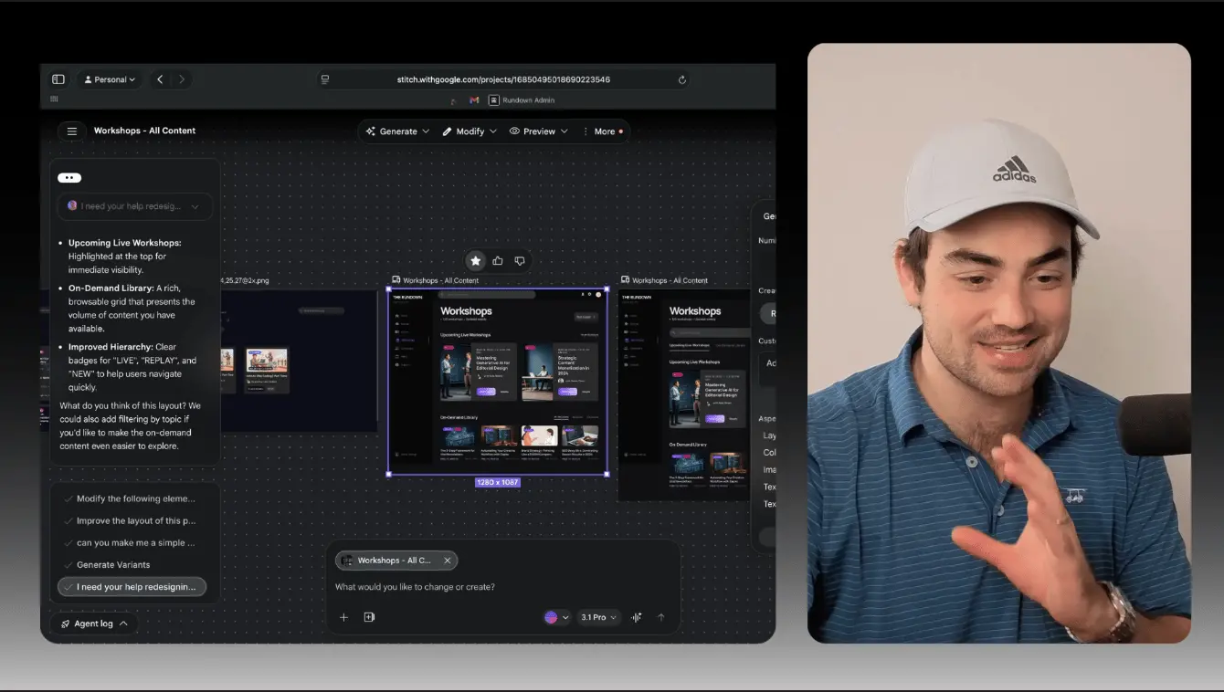 🎨 使用Google Stitch重新设计您的整个网站