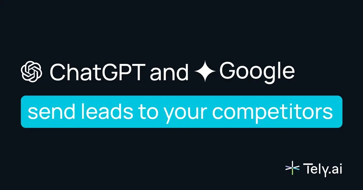 💬 市场领导者从ChatGPT和谷歌获取潜在客户