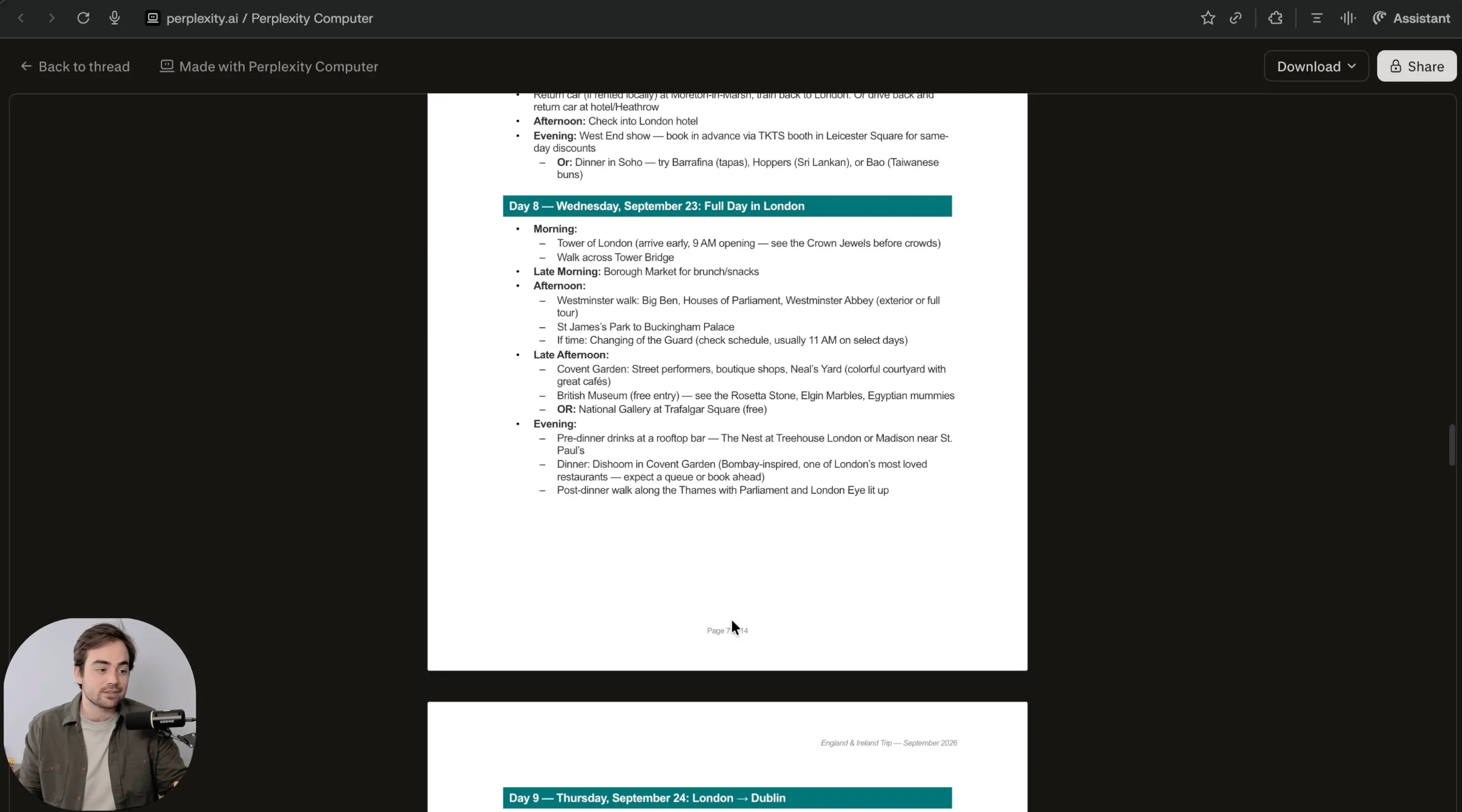 🗺️ 使用困惑度计算机构建旅行行程