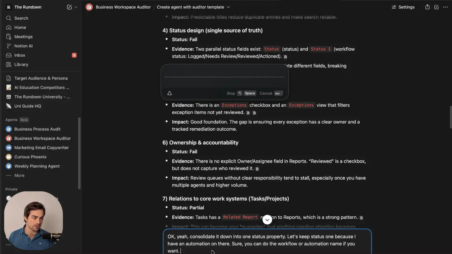 使用Notion内置的Claude代理审核业务