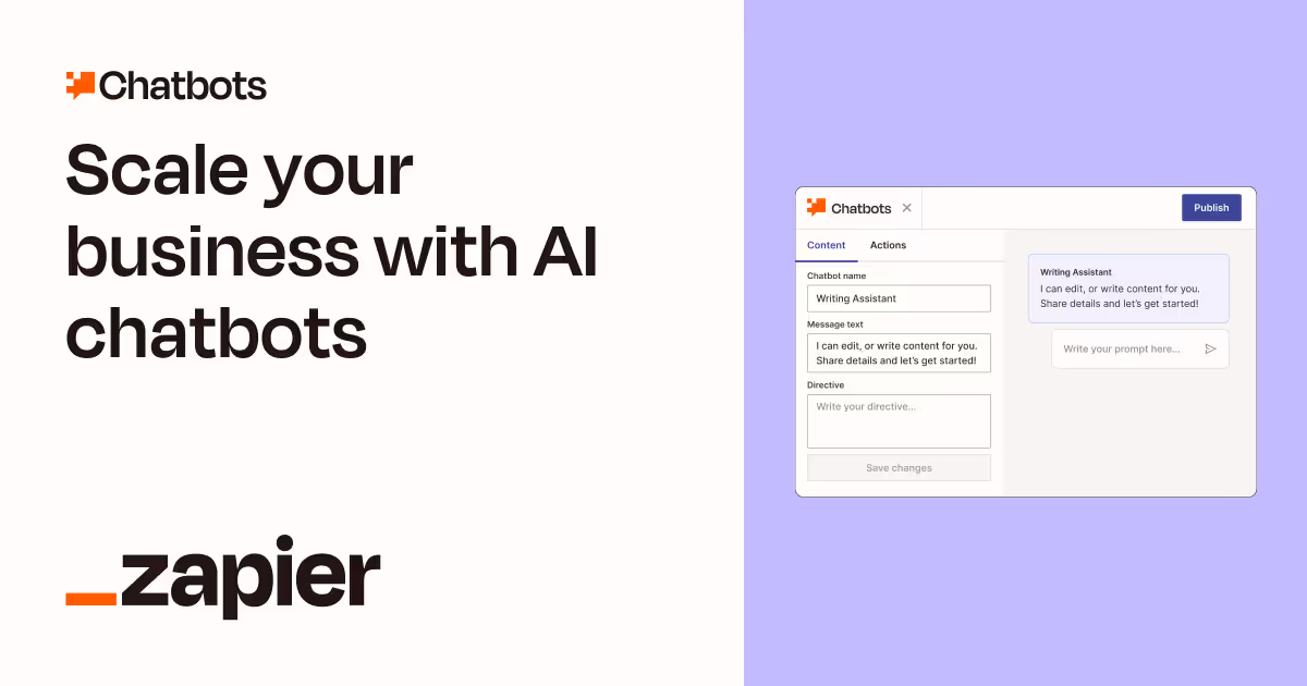 AI Chatbot on Zapier