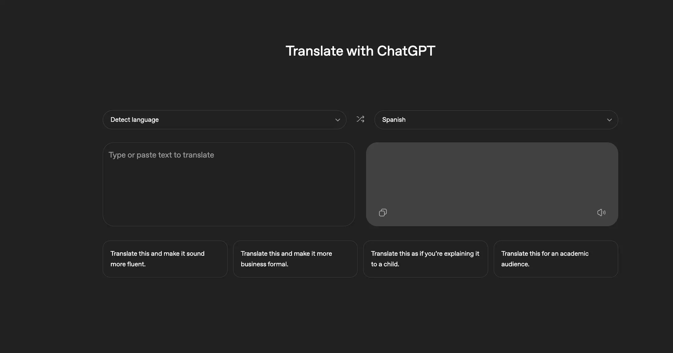 Translate with ChatGPT