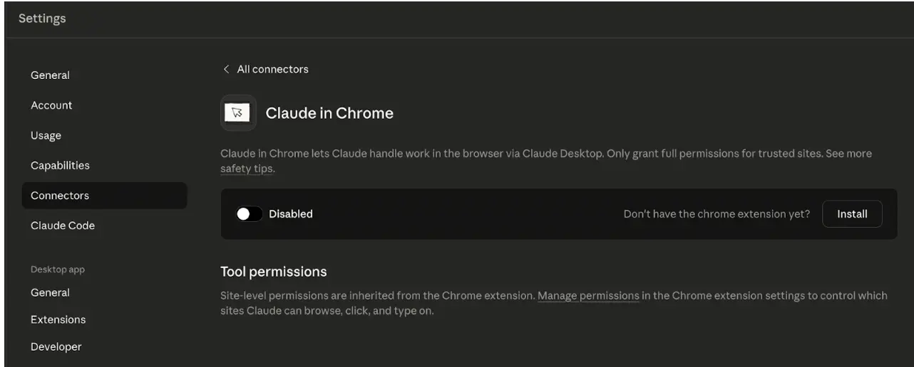 Claude in Chrome