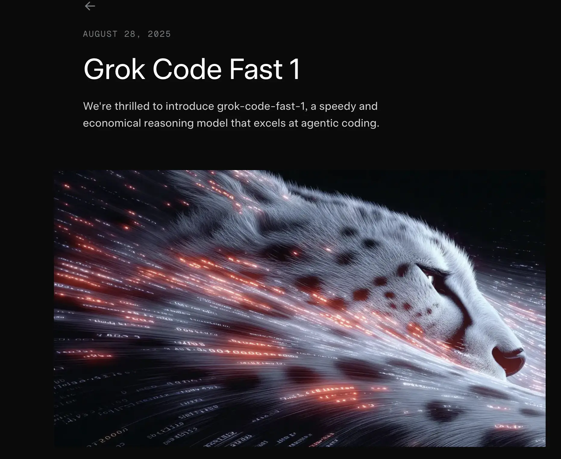Grok Code Fast 1