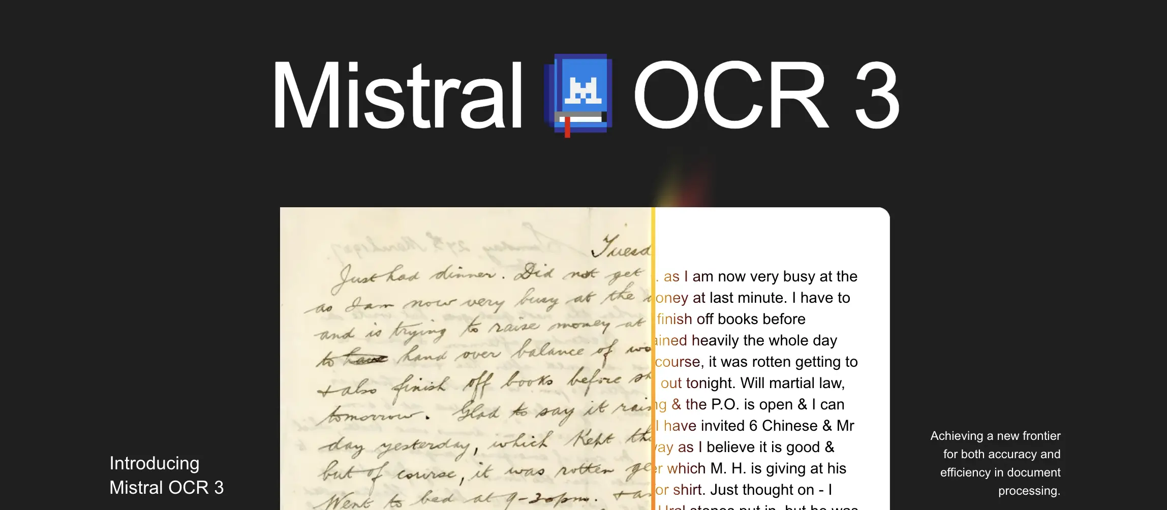 Mistral OCR 3