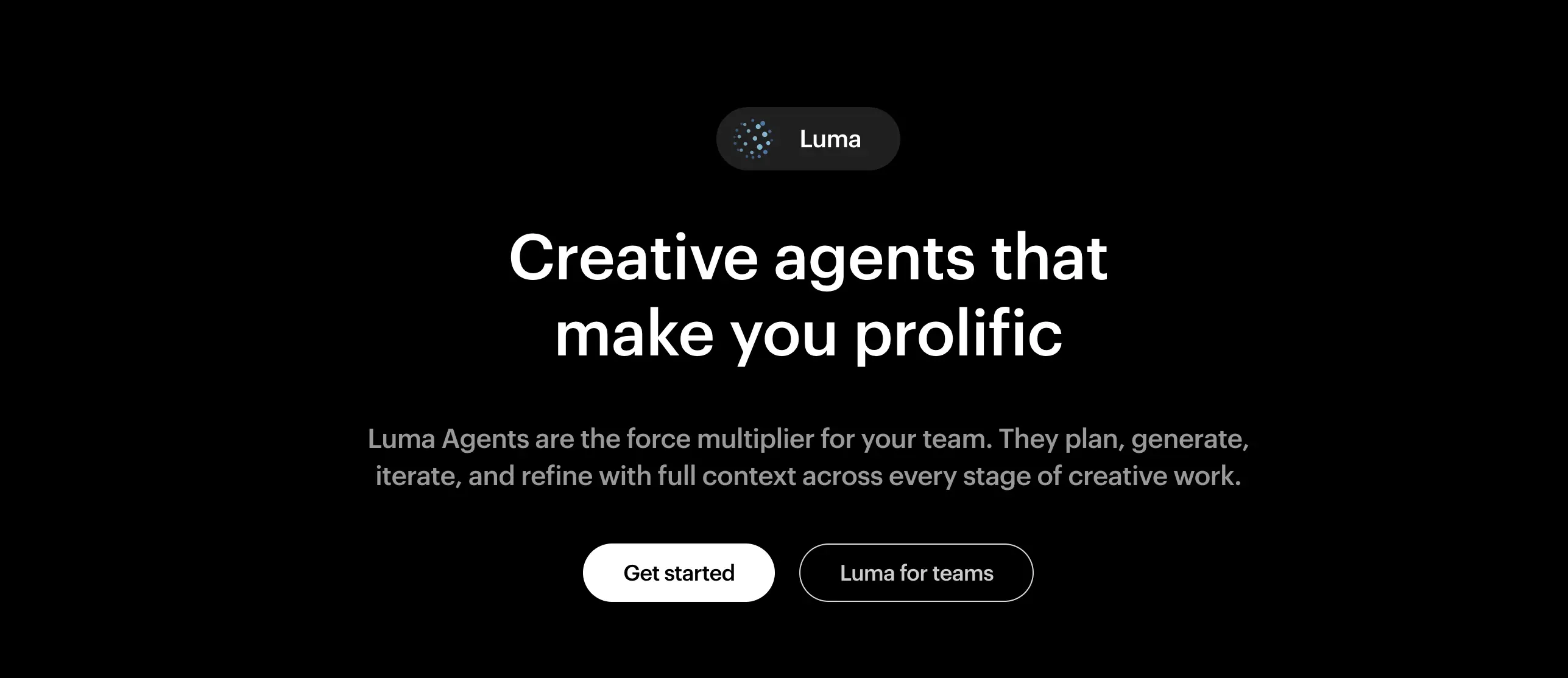 Luma Agents