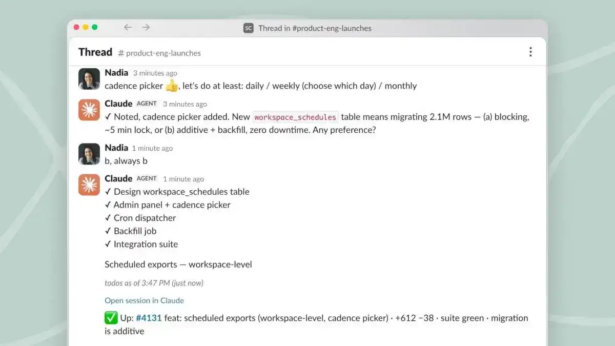 🤖 Claude作为代理同事加入Slack