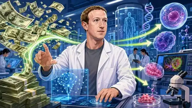 🧬 扎克伯格的Biohub向人工智能生物学领域投资5亿美元